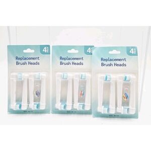 New Lot Of 3 Replacement Brush Heads for Oral-B Electro Toothrush Model SB-17A